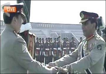 new pak army chief gen sharif takes over