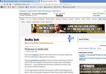 new york times launches india centric site