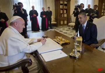 obama tells pope francis he is a great admirer