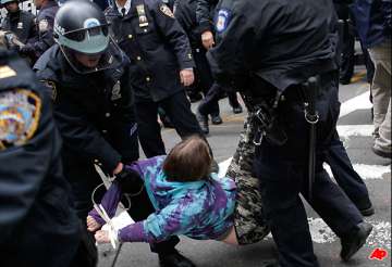 occupy protesters march nationwide 200 arrested