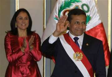 ollanta humala sworn in as peru president