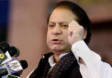 pak to resolve all issues with india through dialogue nawaz