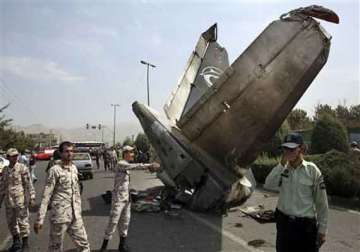 iran airliner crashes 48 dead