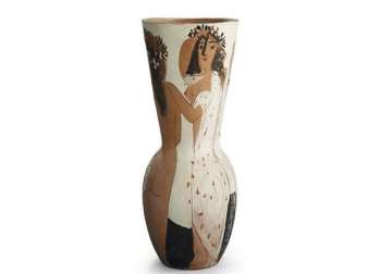picasso vase sells for record 1.53 mn at auction