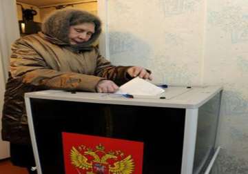 polling in progress for russian presidential elections