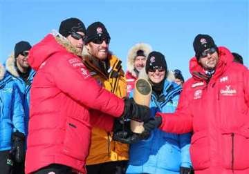prince harry reaches south pole