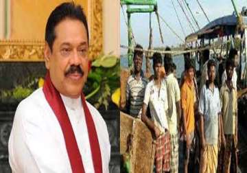 rajapaksa orders release of all indian fishermen