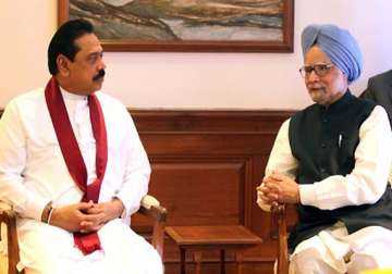 rajapakse agrees indian fishermen must be handled in a humane manner pm