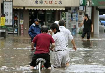 record rainfall causes flood mudslides in japan