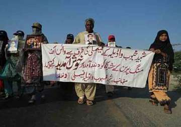 rights group chief claims 18 000 missing in balochistan