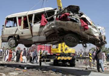 roadside bomb kills 15 people in afghanistan