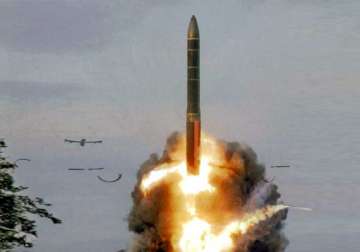 russian navy test fires bulava ballistic missile