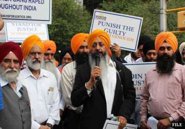 sikhs protest at un on 30th anniversary of bluestar