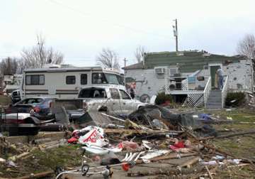 six dead one town gone as tornados rip central us