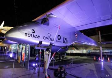 solar powered plane plans flight across us