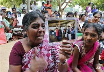 sri lanka arrests tamil woman who pressed case for war missing son