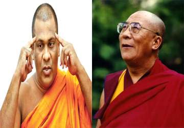 sri lankan monk rejects dalai lama as spiritual leader