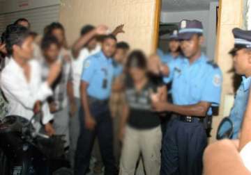 sri lanka raid news website office nine arrested