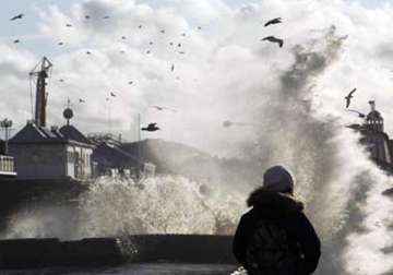 storms wreak havoc in britain leave two dead