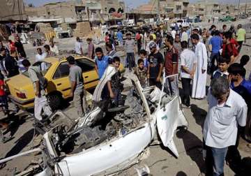 suicide bombing in park attacks kill 36 in iraq