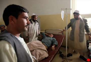 suicide bomber kills six in afghanistan