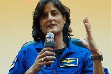 sunita williams voted before flying to her home in space