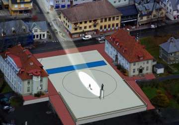 sunlight to be beamed onto norwegian town square