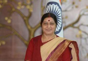 sushma swaraj in kathmandu says nepal high priority