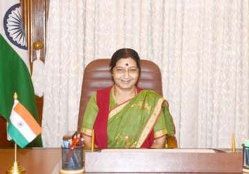 sushma swaraj s nepal trip to focus on building cbms narendra modi visit
