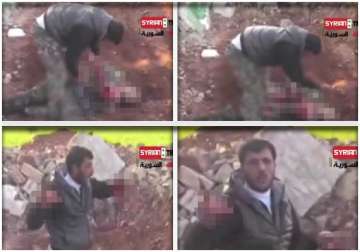 syrian rebel eats soldier s heart