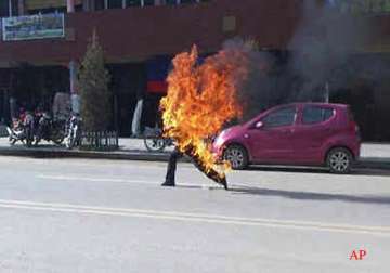 three tibetans immolate themselves in china