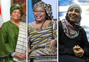 three women win nobel peace prize jointly