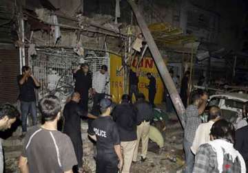 three killed 23 injured in karachi mosque blast