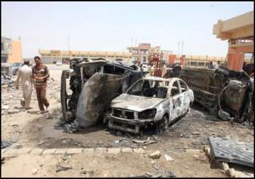 three policemen and two children dies in suicide bombers attack