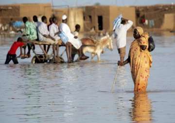 torrential rain floods kill 53 in sudan