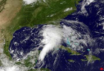 tropical storm debby forms in the gulf