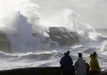 uk europe battered by storm 13 dead thousands left without power