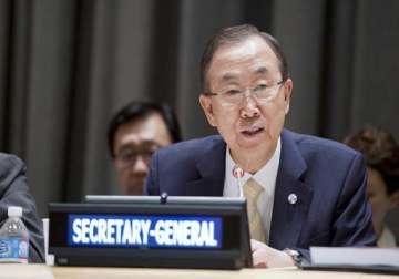 un chief receives report on syria chemical weapons