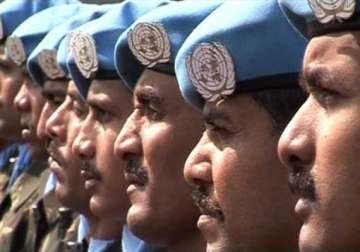 un medal for 8 indian peacekeepers killed in line of duty