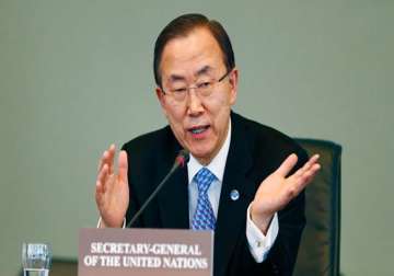 us bombing senseless violence says un chief