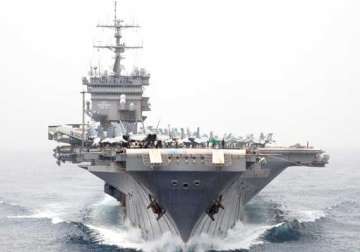 us deploys aircraft carrier to gulf