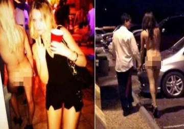 us girls appear naked at halloween party watch pics