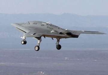 us ready with unmanned stealth bomber x 47b