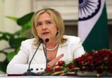 us nudged india to look east hillary clinton