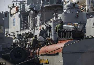 ukraine stripped of nearly all its warships in crimea