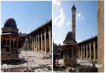 umayyad mosque a unesco world heritage site falls amid battles in syria