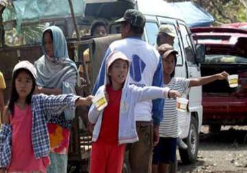 unicef mobilises aid for typhoon affected kids in philippines