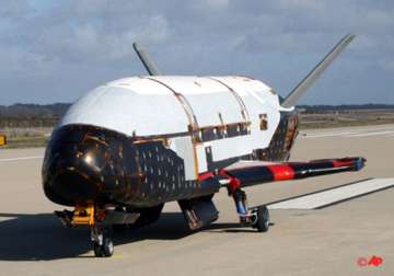 unmanned air force space plane lands in california