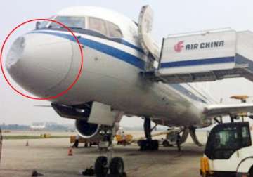 was air china jet hit by ufo