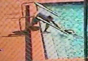 watch terrifying moment children electrocuted in swimming pool